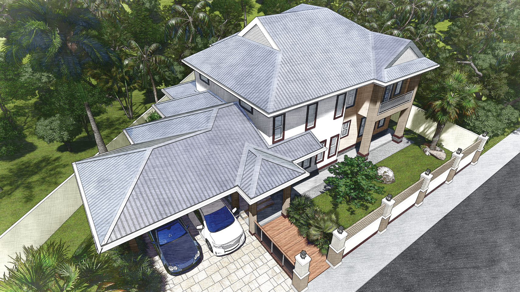 GeoDiscover Building Plan 3D Drawing 3
